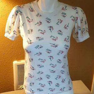 Vintage European Traveler Top